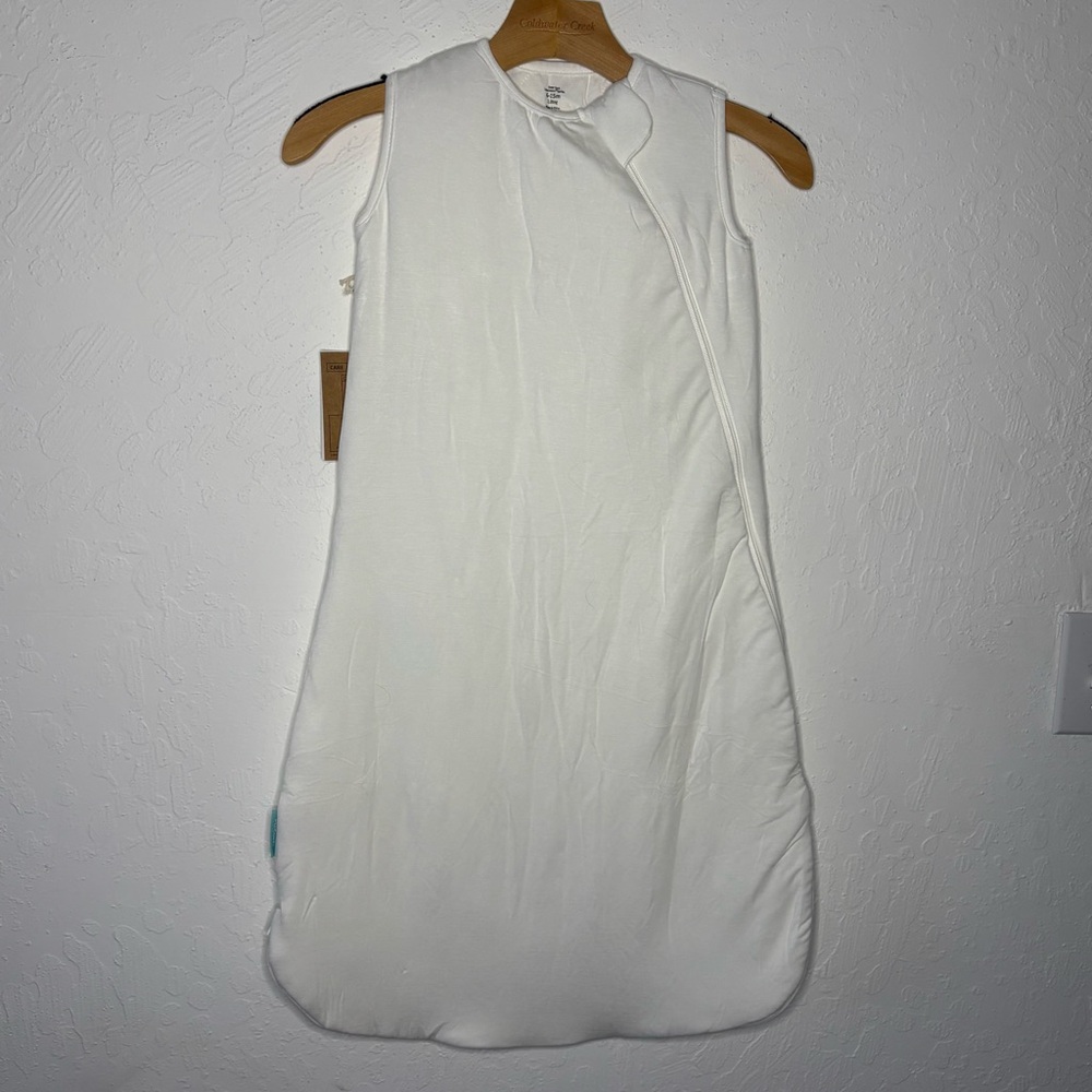 New PurComfy LuxeDream Sleep Sack 1.0 TOG Bamboo Wearable Blanket M 6-15m White‎